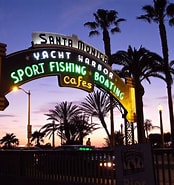 Image result for Santa Monica, California Wikipedia. Size: 174 x 185. Source: en.wikipedia.org