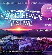 Image result for Klangtherapie Festival Plankenfels. Size: 175 x 185. Source: www.infranken.de