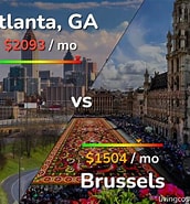 Image result for Atlanta Brussels. Size: 172 x 185. Source: livingcost.org