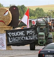 Image result for Manifestation agriculteurs aujourd'hui. Size: 175 x 185. Source: www.lalsace.fr