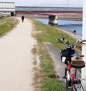 Image result for 猪名川の自転車道. Size: 175 x 185. Source: syluet.com