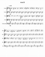 Image result for free Sheet March music. Size: 146 x 185. Source: musescore.com