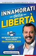 Image result for Lega per Salvini Premier. Size: 120 x 185. Source: orvietosi.it