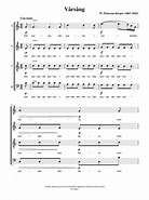 Image result for Vårsång. Size: 138 x 185. Source: musescore.com