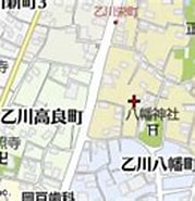 Image result for 半田市乙川殿町. Size: 179 x 99. Source: www.mapion.co.jp