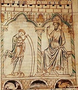 Image result for Vortigern and Merlin. Size: 161 x 185. Source: www.thoughtco.com