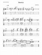 Image result for Beatrice Aurore Chords. Size: 140 x 185. Source: musescore.com