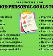 List of Personal Goals and Objectives of Employees-साठीचा प्रतिमा निकाल. आकार: 175 x 180. स्रोत: www.careercliff.com