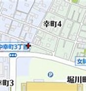 Image result for 中幸町. Size: 175 x 99. Source: www.mapion.co.jp