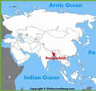 Image result for World Dansk Regional Asien Bangladesh. Size: 195 x 185. Source: ontheworldmap.com