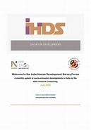 Image result for MA-IHDS. Size: 129 x 185. Source: www.ncaer.org