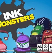 Image result for Monsters Ink Games to Play. Size: 180 x 185. Source: www.boardgamequest.com