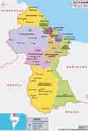 World Dansk Regional Sydamerika Guyana-साठीचा प्रतिमा निकाल. आकार: 125 x 185. स्रोत: www.mapsofindia.com