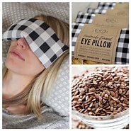 Image result for Flax Seed Eye Pillow - Washable Cover - Sleep Mask - Eye Mask - Relaxation - Meditation - Microwave Heating pad - The Smart Seed. Size: 185 x 185. Source: www.etsy.com