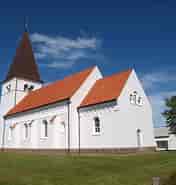 Image result for Sindal Kirke. Size: 176 x 185. Source: denstoredanske.lex.dk