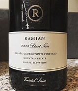 Image result for Ramian Estate Pinot Noir 9 19. Size: 159 x 185. Source: www.cellartracker.com