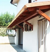 Afbeeldingsresultaten voor Pensilina Di 2 M per casa in legno. Grootte: 176 x 185. Bron: www.edilizia365.it