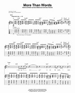 Image result for More Than Words Sheet Music free. Size: 149 x 185. Source: www.sheetmusicdirect.us