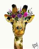 Image result for Giraffe Flowers. Size: 150 x 188. Source: www.pinterest.fr