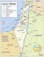 Billedresultat for Israel Map. størrelse: 150 x 193. Kilde: www.nationsonline.org