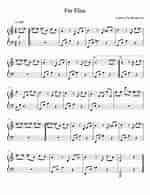 Image result for Fur Elise Notes Easy. Size: 150 x 195. Source: musescore.com