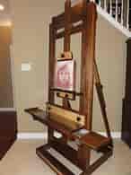 Image result for Homemade Painting Easel. Size: 146 x 195. Source: buildersvilla.com