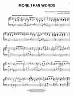 Image result for More Than Words Sheet Music Free. Size: 150 x 195. Source: www.topsheetmusic.eu
