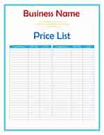 Image result for Free Wholesale Price List Template. Size: 150 x 195. Source: templatelab.com