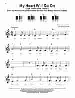 Résultat d’image pour Titanic Sheet music easy Piano. Taille: 150 x 195. Source: www.sheetmusicdirect.com