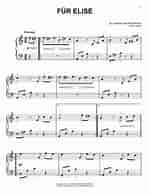 Image result for Fur Elise Notes Easy. Size: 150 x 195. Source: www.sheetmusicdirect.com