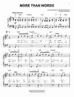 Image result for More Than Words Sheet Music Free. Size: 150 x 195. Source: www.sheetmusicdirect.com