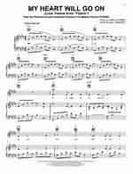Résultat d’image pour Titanic Piano sheet music free. Taille: 150 x 195. Source: www.sheetmusicdirect.us