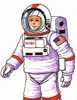 Image result for Astronaut. Size: 155 x 200. Source: www.clipartpanda.com