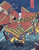 壇ノ浦の戦い に対する画像結果.サイズ: 157 x 200。ソース: www.toshidama-japanese-prints.com