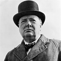 Image result for winston churchill. Size: 200 x 200. Source: slicethelife.com