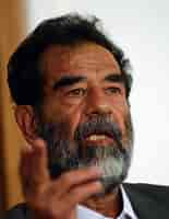 Saddam Hussein എന്നതിനുള്ള ഇമേജ് ഫലം. വലിപ്പം: 155 x 200. ഉറവിടം: en.wikipedia.org