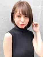 Image result for セミショート 髪. Size: 150 x 200. Source: hair.cm