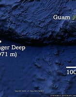Image result for Challenger Deep. Size: 157 x 200. Source: oceanexplorer.noaa.gov