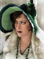 Image result for Gloria Swanson in color. Size: 150 x 202. Source: www.pinterest.com
