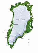 Image result for Greenland Map. Size: 150 x 204. Source: www.mapsland.com