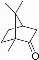 カンファーの構造式 に対する画像結果.サイズ: 133 x 206。ソース: commons.wikimedia.org