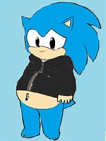 Image result for Fat Sonic. Size: 154 x 206. Source: www.deviantart.com