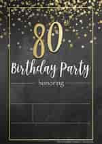 Image result for Free Birthday Invitation Download. Size: 150 x 210. Source: www.drevio.com