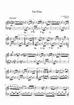 Image result for Für Elise Sheet music. Size: 150 x 212. Source: sheetmusicgallery.blogspot.com