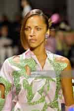 Image result for Noémie Lenoir runway. Size: 150 x 225. Source: www.gettyimages.co.uk