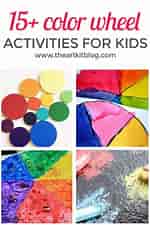 Image result for Color Wheel Activities. Size: 150 x 225. Source: www.theartkitblog.com