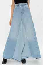 Victoria Beckham Women's Denim Skirt - Blue - Mid Length Skirts 的圖片結果. 大小：150 x 225。資料來源：www.vitkac.com