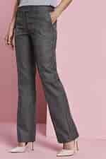 Image result for Victoria Beckham Women's Waistband Detail Straight Leg Trouser - Black - Straight-leg Trousers. Size: 150 x 225. Source: www.simonjersey.com