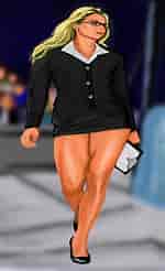 Image result for Stacy Keibler Miss Hancock. Size: 150 x 246. Source: www.queeky.com