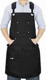 Image result for Cross-Back Strap Work Aprons. Size: 150 x 256. Source: www.amazon.co.uk